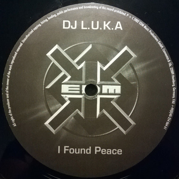 DJ Luka : I Found Peace (12")