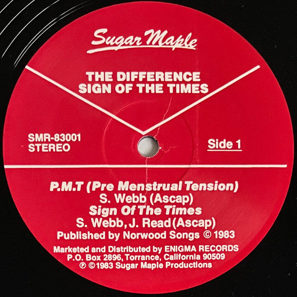 The Difference (13) : Sign Of The Times (12", EP)