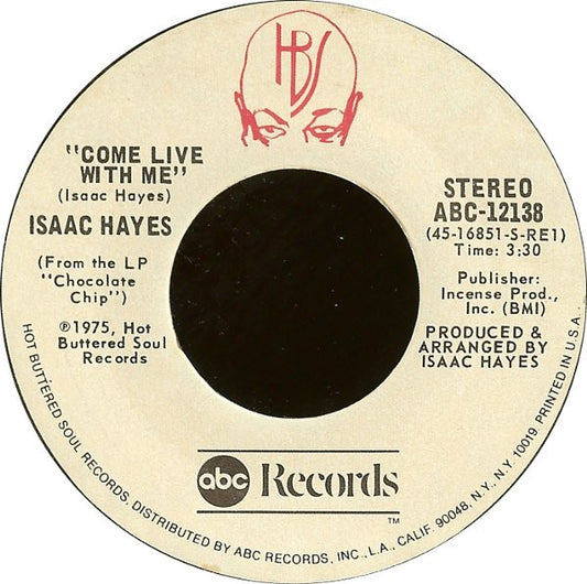 Isaac Hayes : Come Live With Me / Body Language (7")
