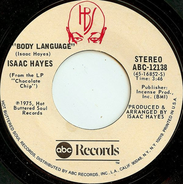 Isaac Hayes : Come Live With Me / Body Language (7")