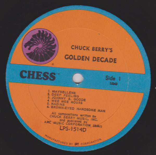 Chuck Berry : Chuck Berry's Golden Decade (2xLP, Comp)
