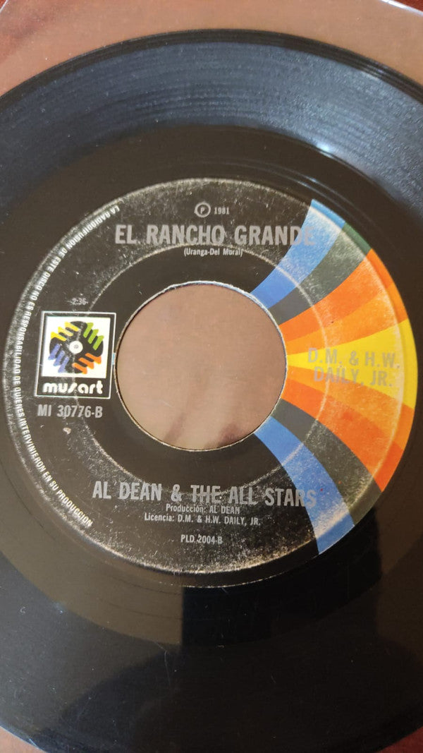 Al Dean & The All Stars : Ojos Nublados (Cotton Eyed Joe) / El Rancho Grande (7")