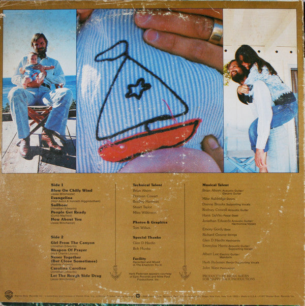 Jonathan Edwards (2) : Sailboat (LP, Album, Win)