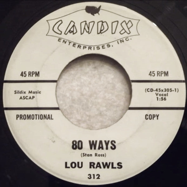 Lou Rawls : 80 Ways (7", Single, Promo)