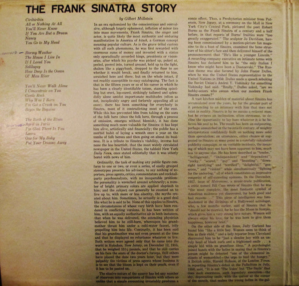 Frank Sinatra : The Frank Sinatra Story (2xLP, Comp)