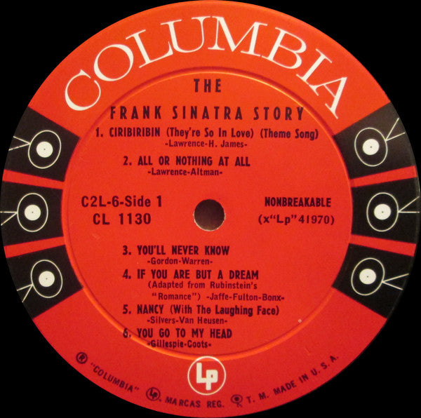 Frank Sinatra : The Frank Sinatra Story (2xLP, Comp)