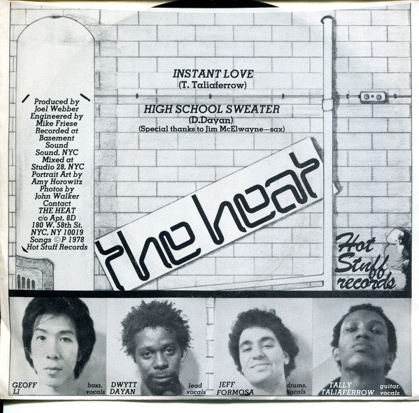 The Heat (25) : Instant Love / High School Sweater (7")