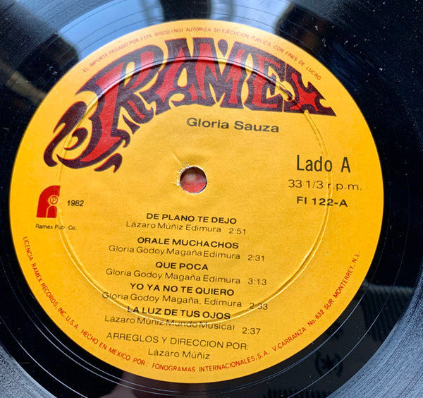 Gloria Sauza : Te Equivocaste Amor (LP, Album)