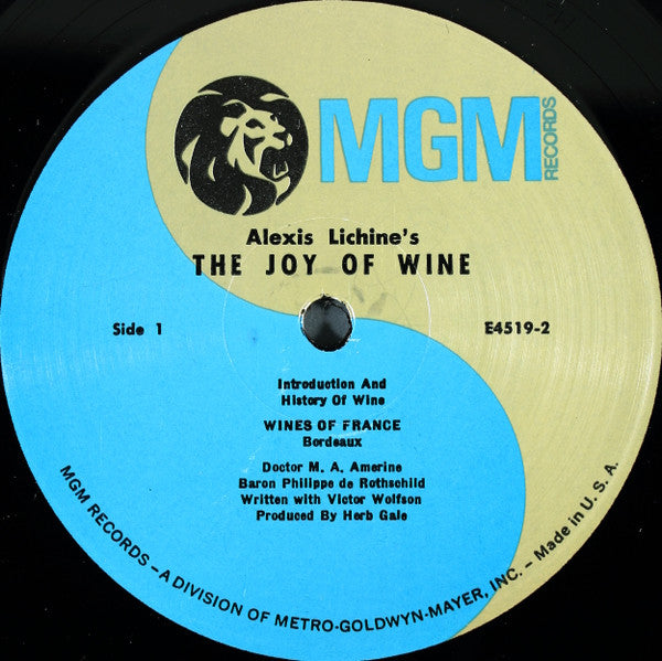 Alexis Lichine : The Joy Of Wine (2xLP, Mono)