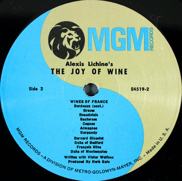 Alexis Lichine : The Joy Of Wine (2xLP, Mono)