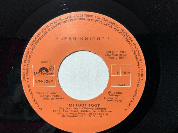 Jean Knight : Mi Toot Toot = My Toot Toot (7", Single, Mono, Promo)