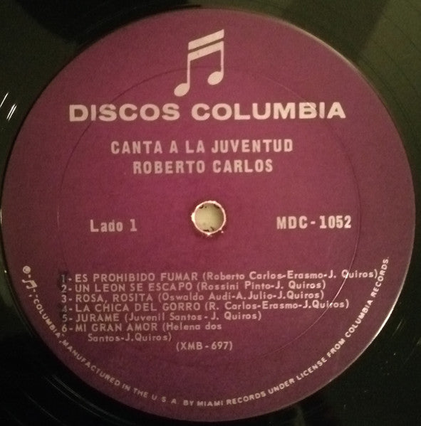 Roberto Carlos : Roberto Carlos Canta A La Juventud (LP, Album)