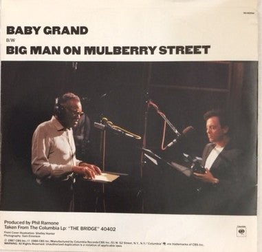 Billy Joel Featuring Ray Charles : Baby Grand (7", Styrene, Car)