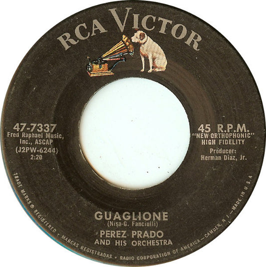 Perez Prado And His Orchestra : Guaglione / Paris (7", Single)