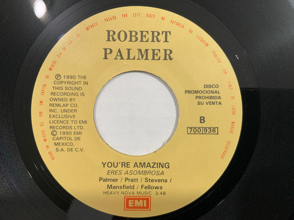 Robert Palmer : You're Amazing = Eres Asombrosa (7", Single, Promo)