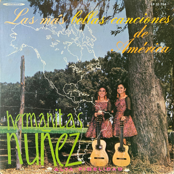 Hermanitas Núñez : Las Más Bellas Canciones de  América  (LP, Album, Mono)