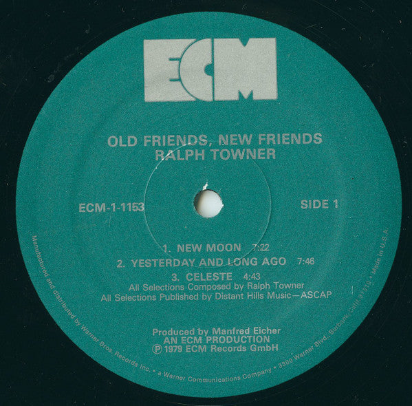 Ralph Towner : Old Friends, New Friends (LP, Album)