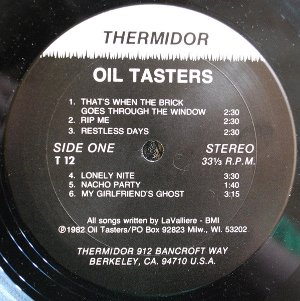 Oil Tasters : Oil Tasters (LP, Album)