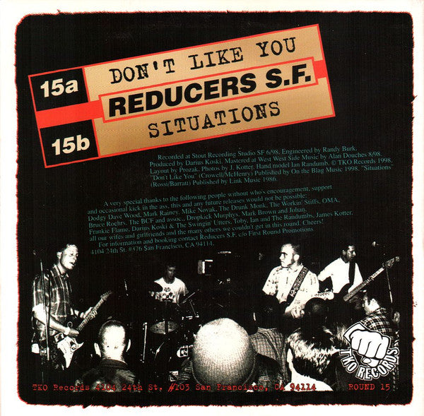 Reducers S.F. : Don't Like You (7", Single)
