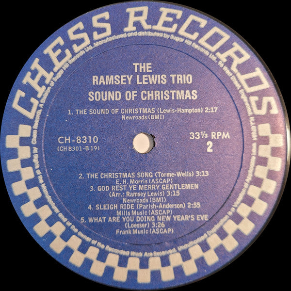 The Ramsey Lewis Trio : Sound Of Christmas (LP, Album, RE)