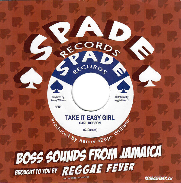 Carl Dobson : Take It Easy Girl (7", RE)