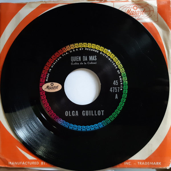 Olga Guillot : Quien Da Mas / Hierba Mala (7", Single)