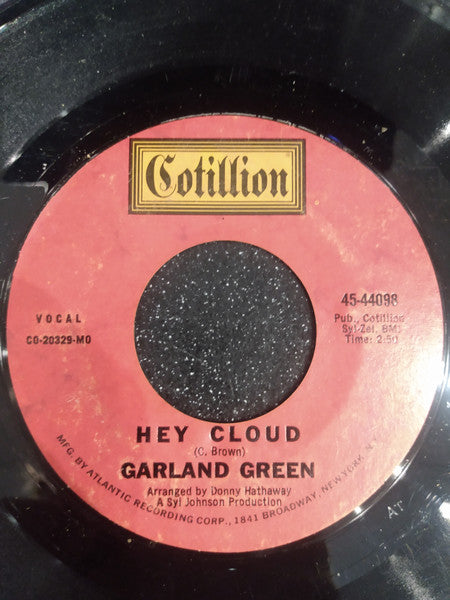 Garland Green : Plain And Simple Girl / Hey Cloud  (7", Single, Mon)