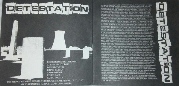 Detestation : The Inhuman Condition (7")