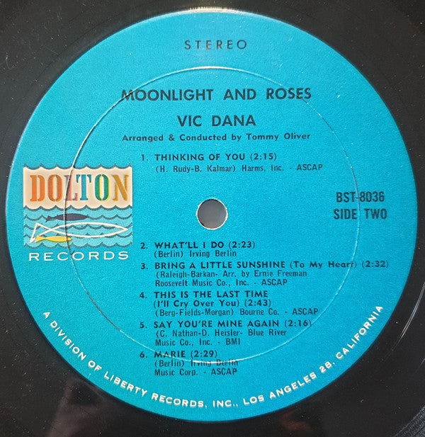Vic Dana : Moonlight And Roses (LP)