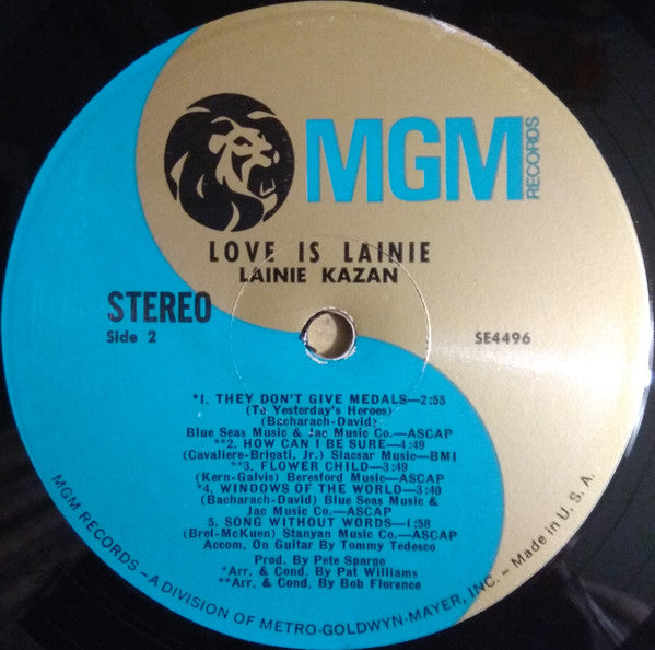 Lainie Kazan : Love Is Lainie (LP, Album)