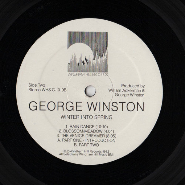 George Winston : Winter Into Spring (LP, Album, RP, RTI)