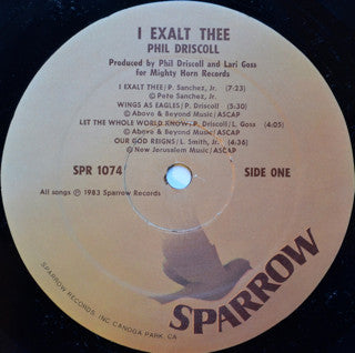 Phil Driscoll : I Exalt Thee (LP)