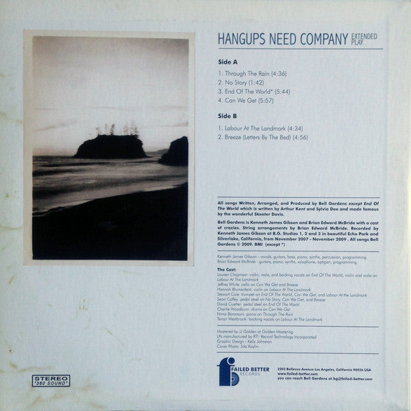 Bell Gardens : Hangups Need Company (12", EP)