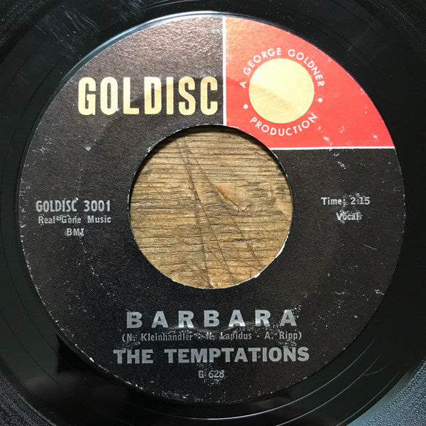 The Temptations (2) : Barbara / Someday (7")