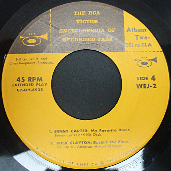 Various : The RCA Victor Encyclopedia Of Recorded Jazz: Album 2 - Bei To Cla (2x7", EP, Comp)