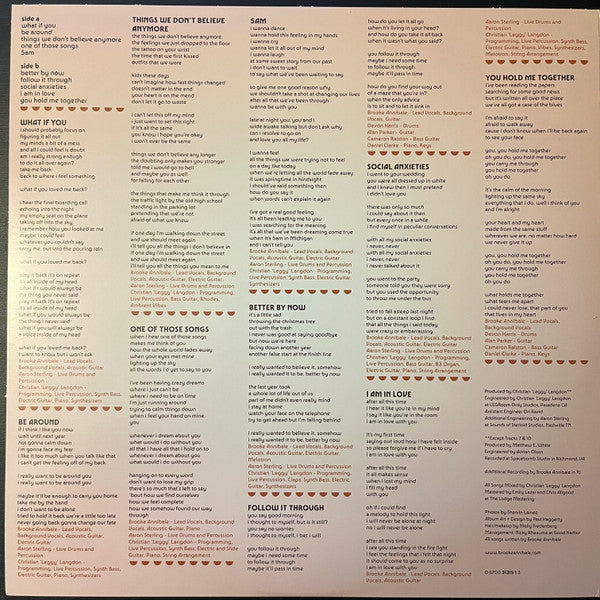 Brooke Annibale : Better By Now (LP, Tra)