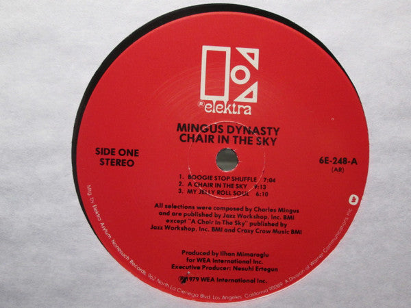 Mingus Dynasty, Joe Farrell, Charlie Haden, John Handy, Jimmy Knepper, Jimmy Owens, Don Pullen, Dannie Richmond : Chair In The Sky (LP, Album)