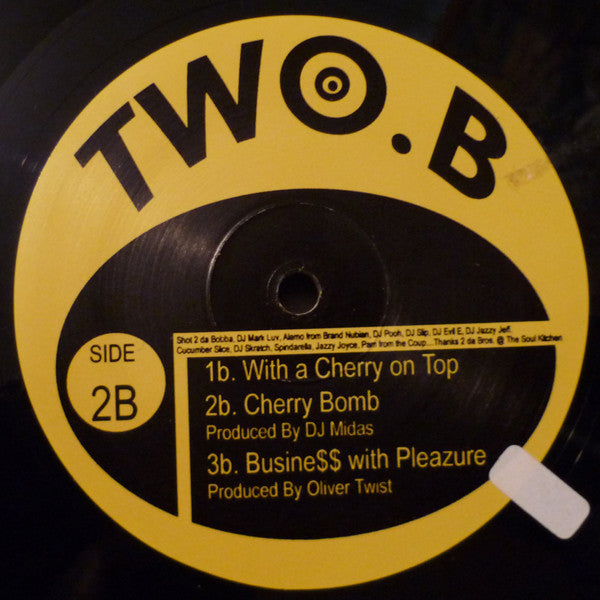 DJ Midas & Two B : Goldencuts With A Cherry On Top (12")