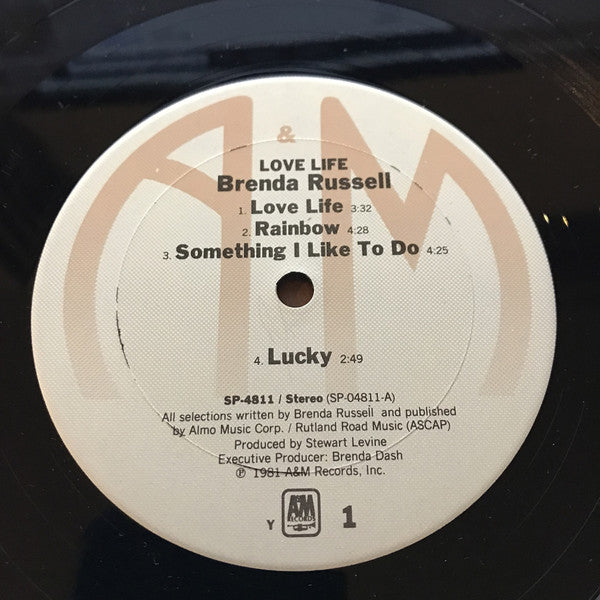 Brenda Russell (2) : Love Life (LP, Album, Y -)