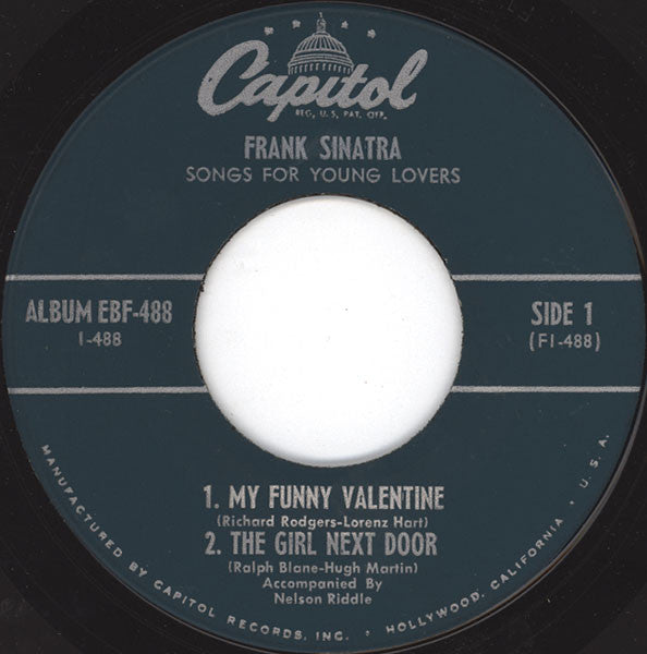 Frank Sinatra : Songs For Young Lovers (2x7", Album, EP)