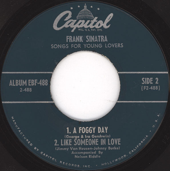 Frank Sinatra : Songs For Young Lovers (2x7", Album, EP)
