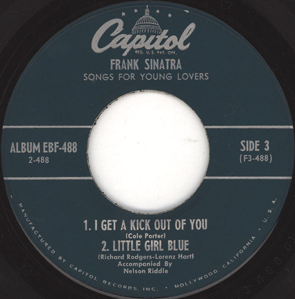 Frank Sinatra : Songs For Young Lovers (2x7", Album, EP)