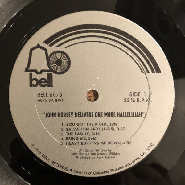 John Hurley : Delivers One More Hallelujah (LP, Album)
