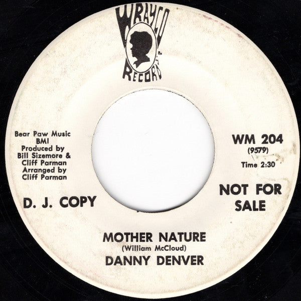Danny Denver : My Woman's Love (7", Single, Promo)