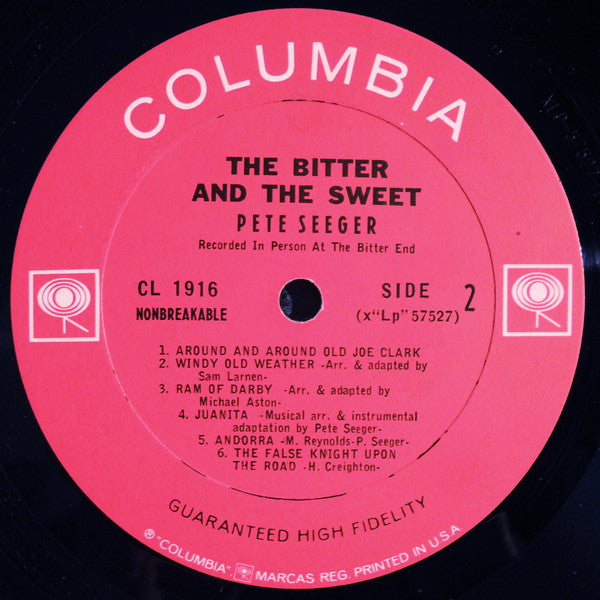 Pete Seeger : The Bitter And The Sweet (LP, Album, Mono)