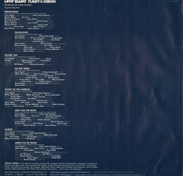 Larry Elgart : Flight Of The Condor (LP, Album)