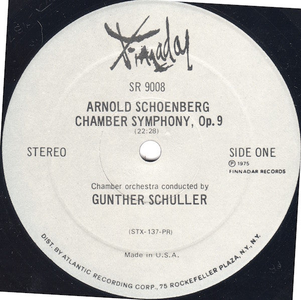 Arnold Schoenberg / Alban Berg / Anton Webern - Gunther Schuller / Idil Biret / Quartetto Di Milano : Chamber Symphony, Op. 9 / Piano Sonata, Op. 1 /  Five Movements, Op. 5 (LP, Album)