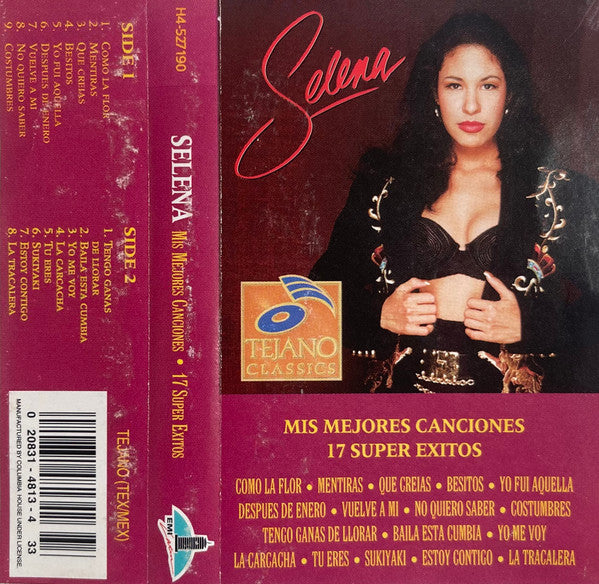 Selena : Mis Mejores Canciones • 17 Super Exitos (Cass, Comp, Club)