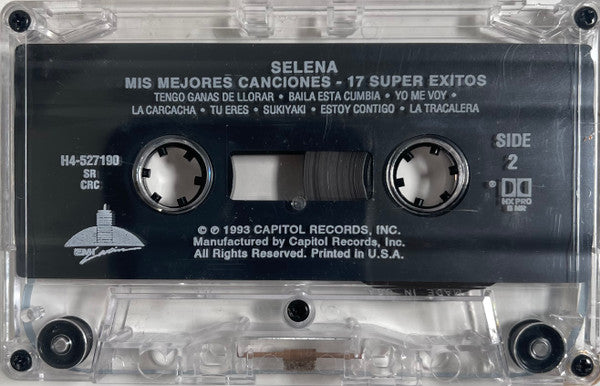 Selena : Mis Mejores Canciones • 17 Super Exitos (Cass, Comp, Club)
