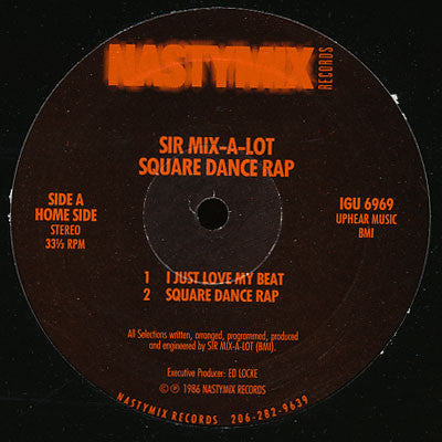 Sir Mix-A-Lot : Square Dance Rap (12", EP, RP)